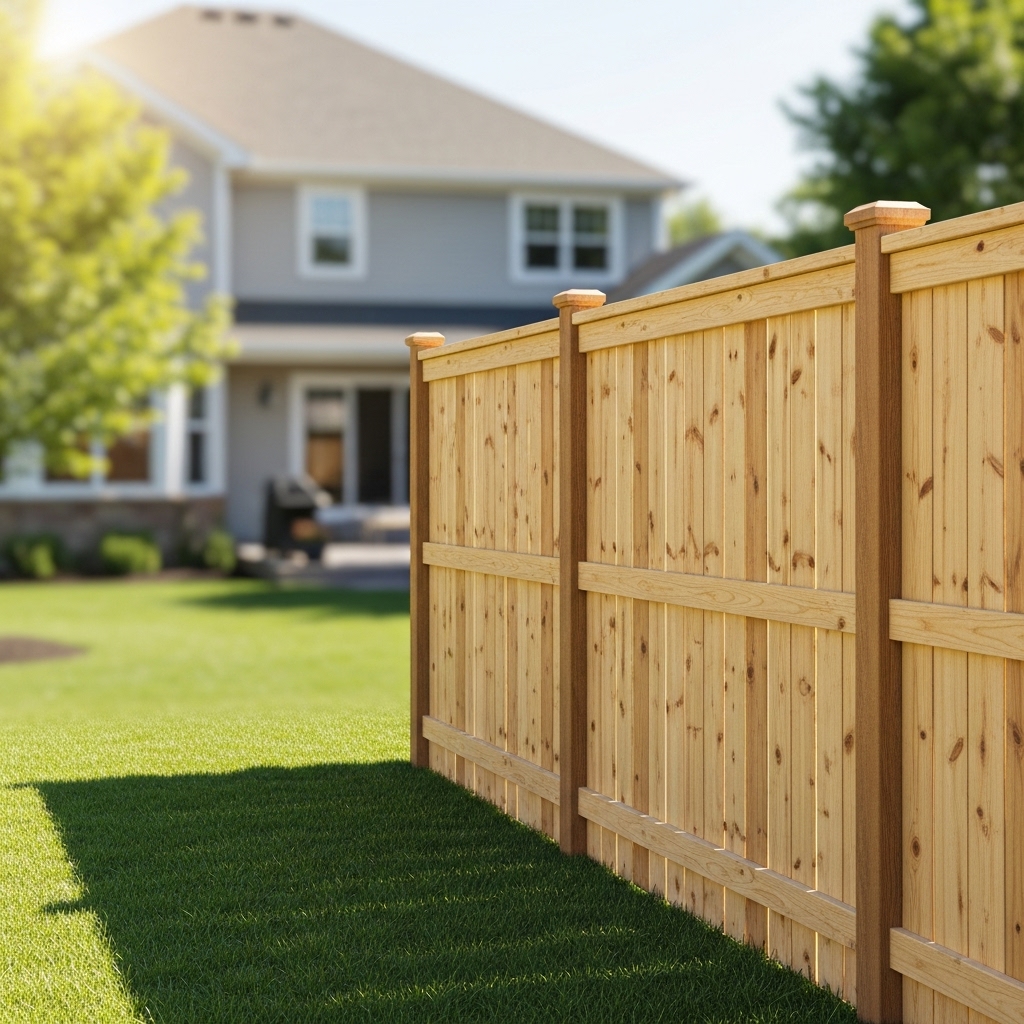 Professional fence installation showcasing quality craftsmanship